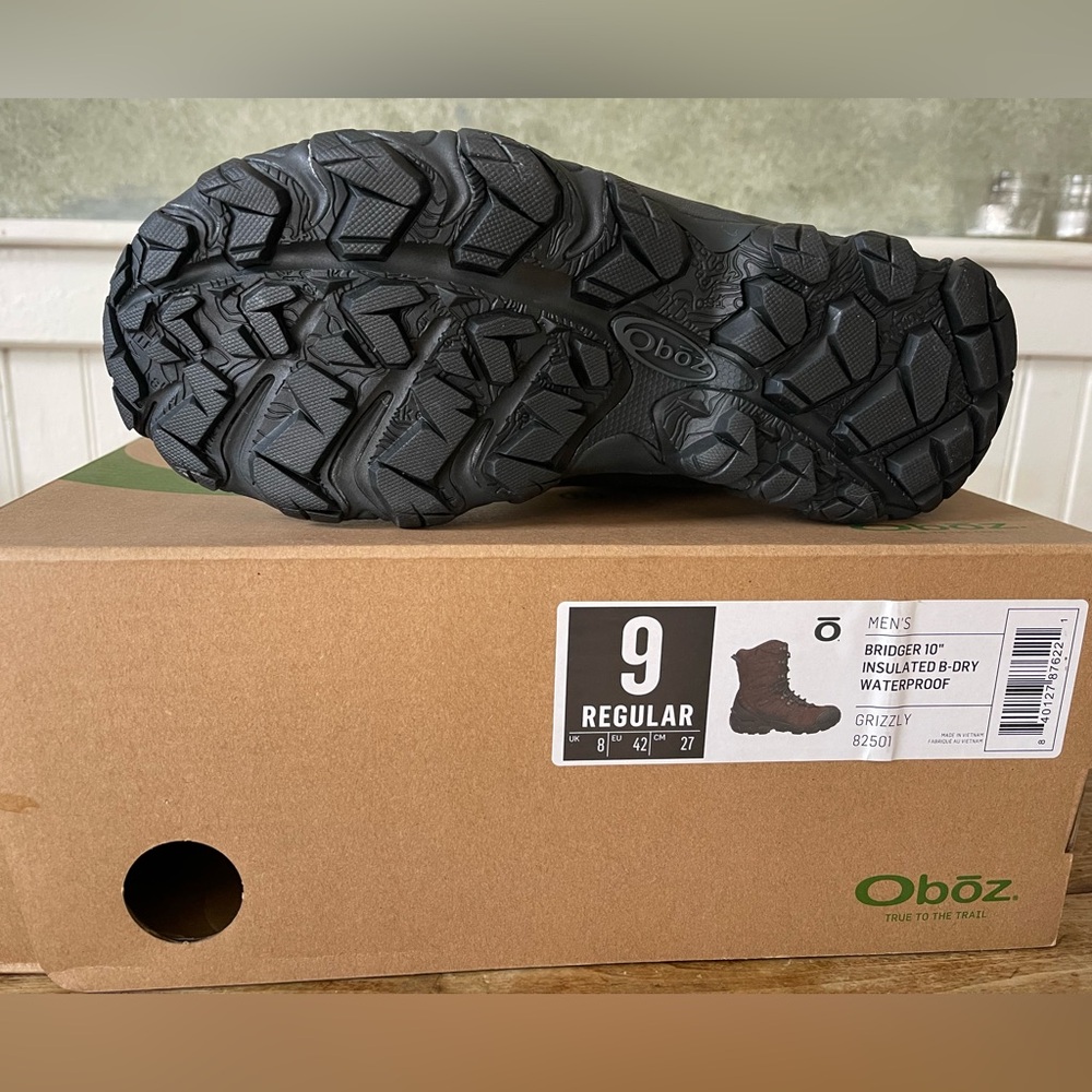 Obōz Bridger 10” Insulated Waterproof boots - Picture 4 of 4